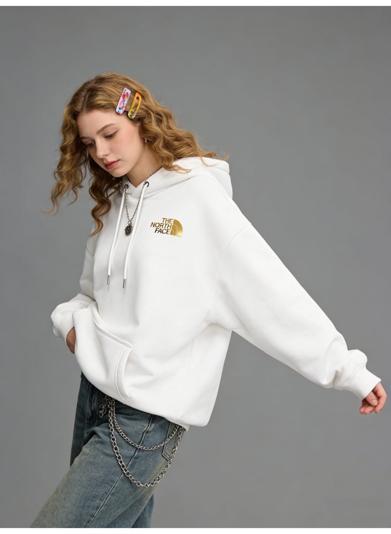 THE NORTH FACE 2026 The North Face Gold Logo Unisex Hoodie, Premium Fleece Loose Fit Pullover Hooded Sweatshirt for Men & Women, Outdoor Casual Streetwear Essential - Image 4